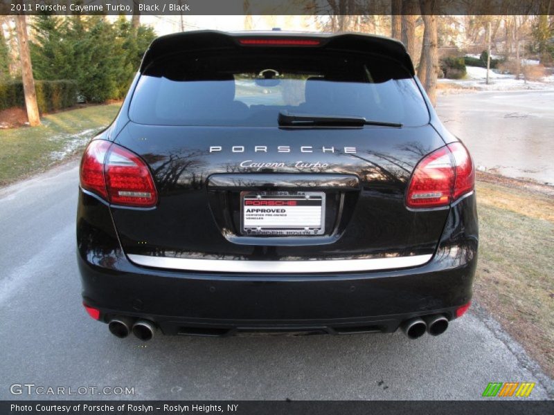 Black / Black 2011 Porsche Cayenne Turbo