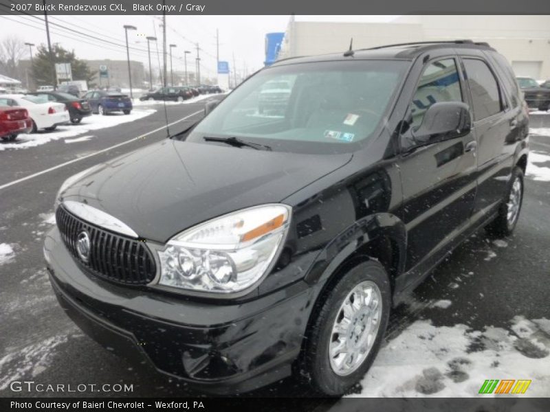 Black Onyx / Gray 2007 Buick Rendezvous CXL