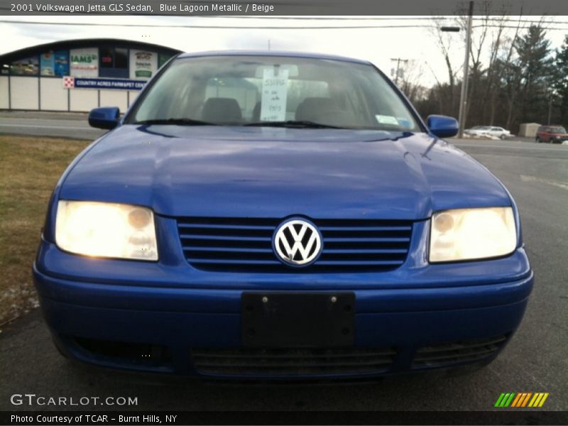 Blue Lagoon Metallic / Beige 2001 Volkswagen Jetta GLS Sedan