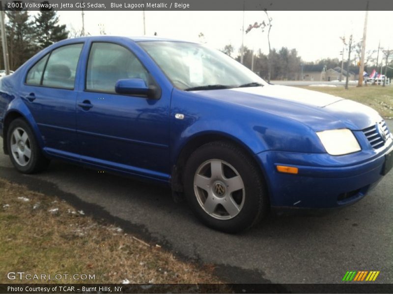 Blue Lagoon Metallic / Beige 2001 Volkswagen Jetta GLS Sedan