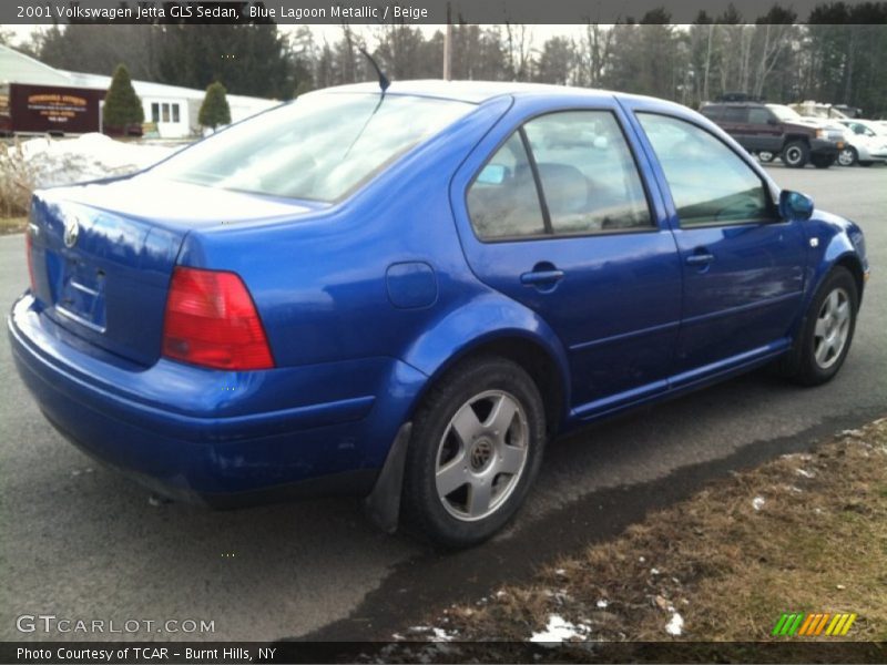 Blue Lagoon Metallic / Beige 2001 Volkswagen Jetta GLS Sedan