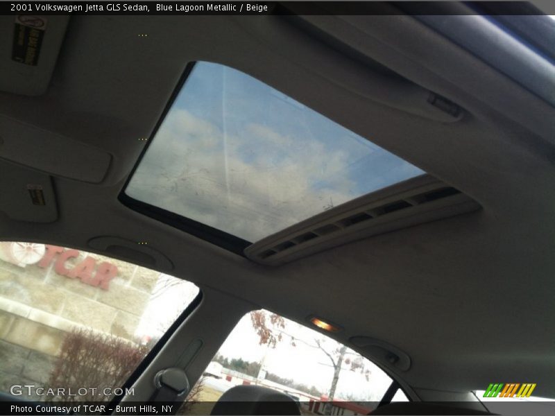 Blue Lagoon Metallic / Beige 2001 Volkswagen Jetta GLS Sedan