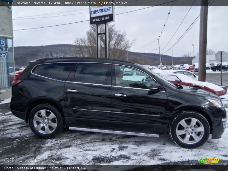 Black Granite Metallic / Ebony/Mojave 2013 Chevrolet Traverse LTZ AWD