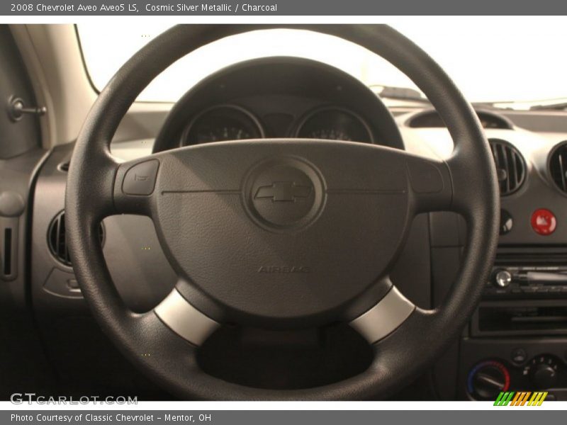 Cosmic Silver Metallic / Charcoal 2008 Chevrolet Aveo Aveo5 LS