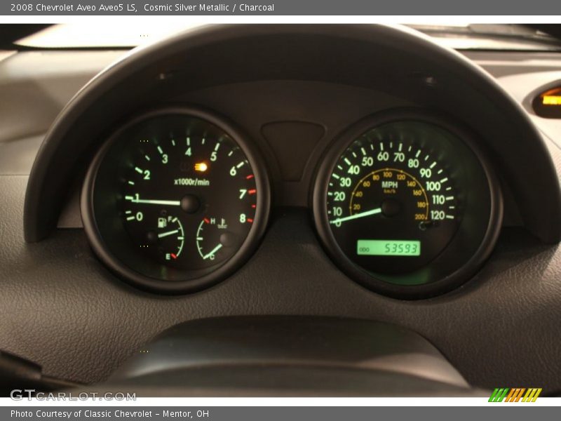 Cosmic Silver Metallic / Charcoal 2008 Chevrolet Aveo Aveo5 LS