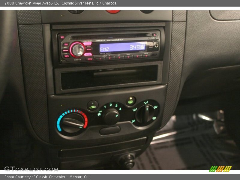 Cosmic Silver Metallic / Charcoal 2008 Chevrolet Aveo Aveo5 LS
