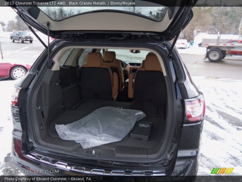 Black Granite Metallic / Ebony/Mojave 2013 Chevrolet Traverse LTZ AWD