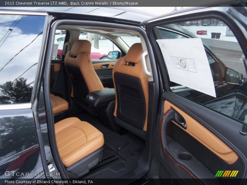 Black Granite Metallic / Ebony/Mojave 2013 Chevrolet Traverse LTZ AWD