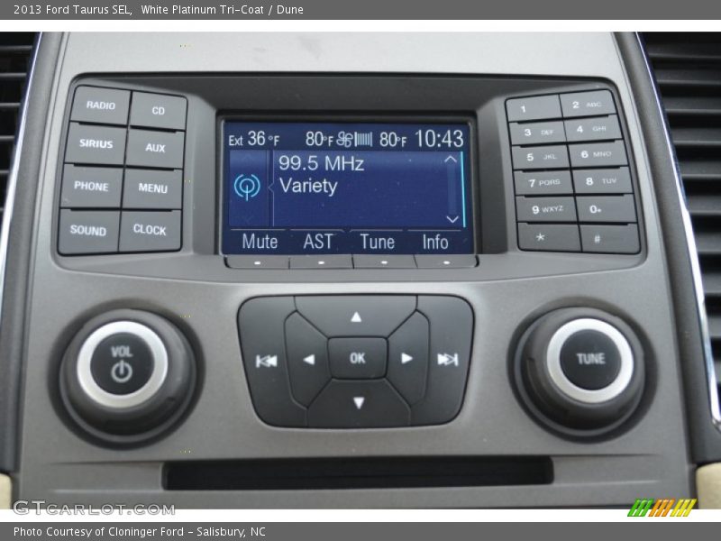 Controls of 2013 Taurus SEL