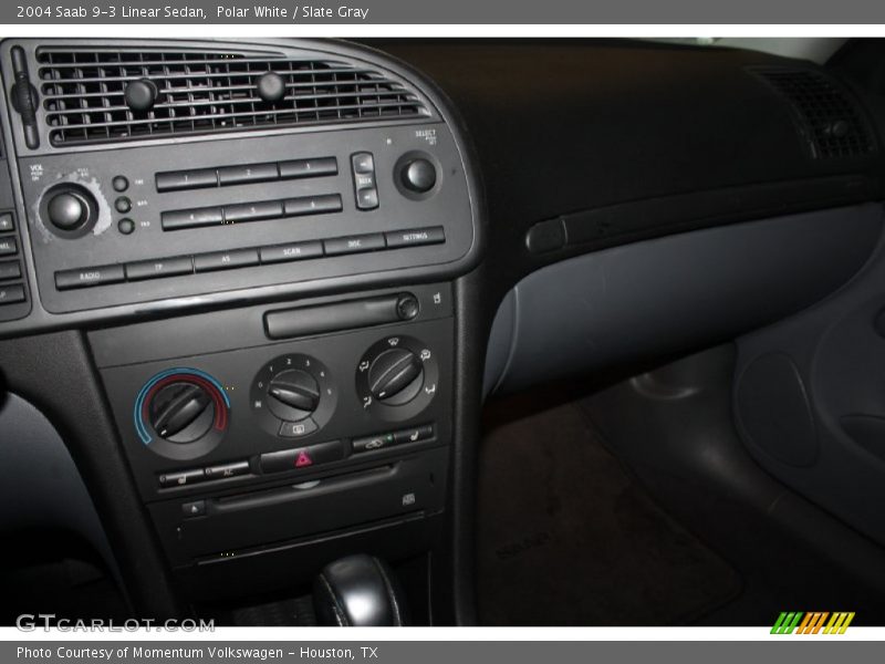 Polar White / Slate Gray 2004 Saab 9-3 Linear Sedan