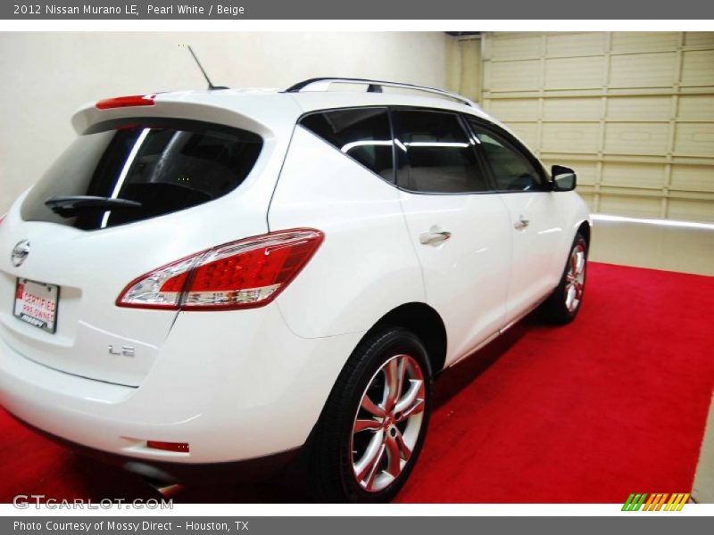 Pearl White / Beige 2012 Nissan Murano LE