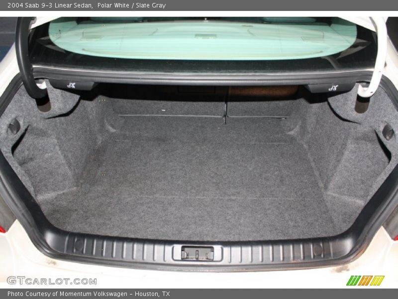 Polar White / Slate Gray 2004 Saab 9-3 Linear Sedan
