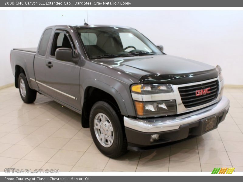 Dark Steel Gray Metallic / Ebony 2008 GMC Canyon SLE Extended Cab