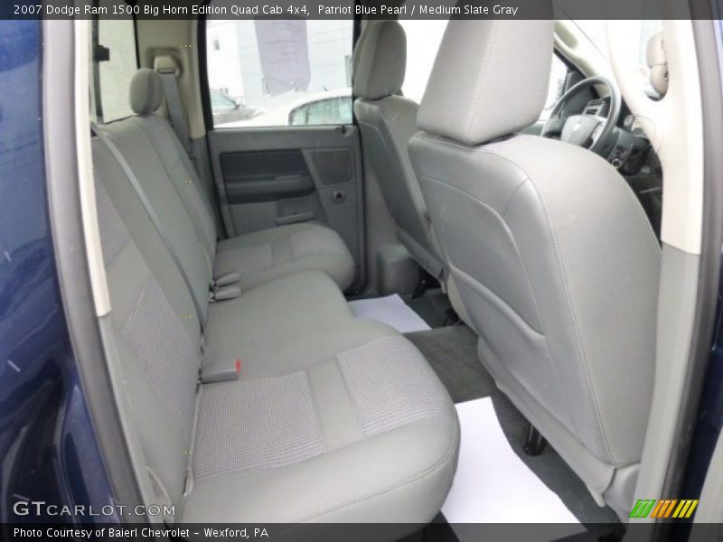 Patriot Blue Pearl / Medium Slate Gray 2007 Dodge Ram 1500 Big Horn Edition Quad Cab 4x4