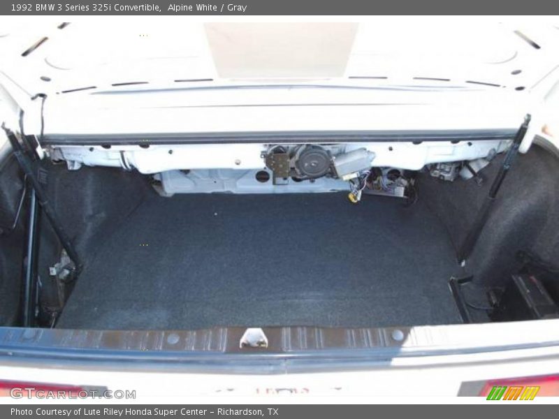 Alpine White / Gray 1992 BMW 3 Series 325i Convertible