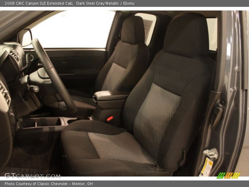 Dark Steel Gray Metallic / Ebony 2008 GMC Canyon SLE Extended Cab