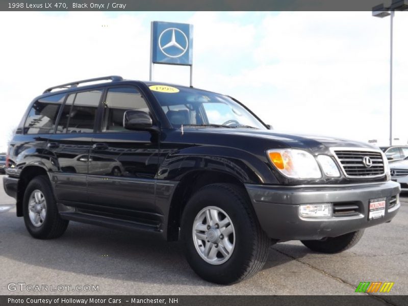 Black Onyx / Gray 1998 Lexus LX 470