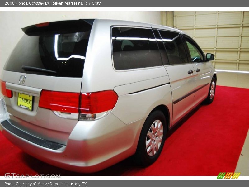 Silver Pearl Metallic / Gray 2008 Honda Odyssey LX