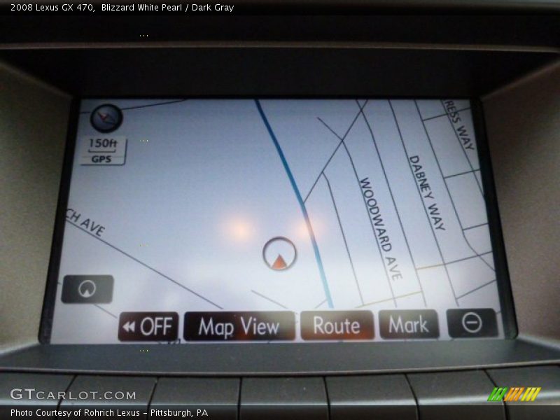 Blizzard White Pearl / Dark Gray 2008 Lexus GX 470