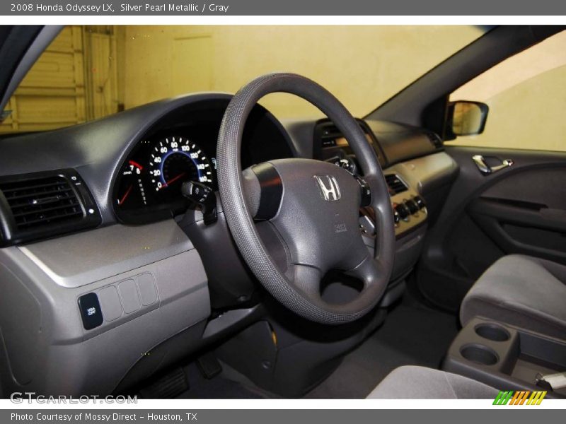 Silver Pearl Metallic / Gray 2008 Honda Odyssey LX