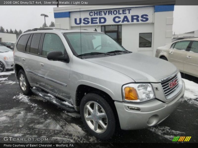 Silver Mist Metallic / Light Gray 2008 GMC Envoy SLT 4x4