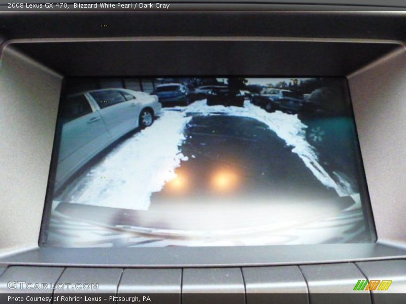 Blizzard White Pearl / Dark Gray 2008 Lexus GX 470