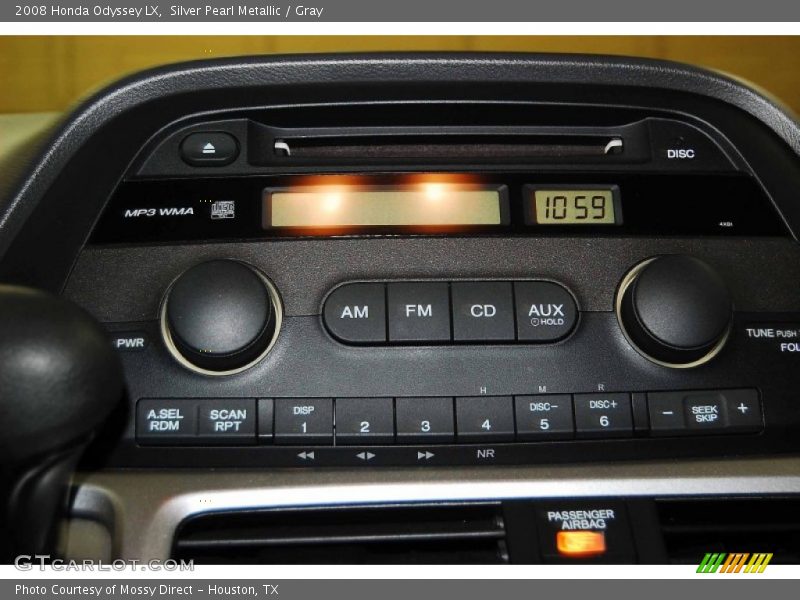 Silver Pearl Metallic / Gray 2008 Honda Odyssey LX