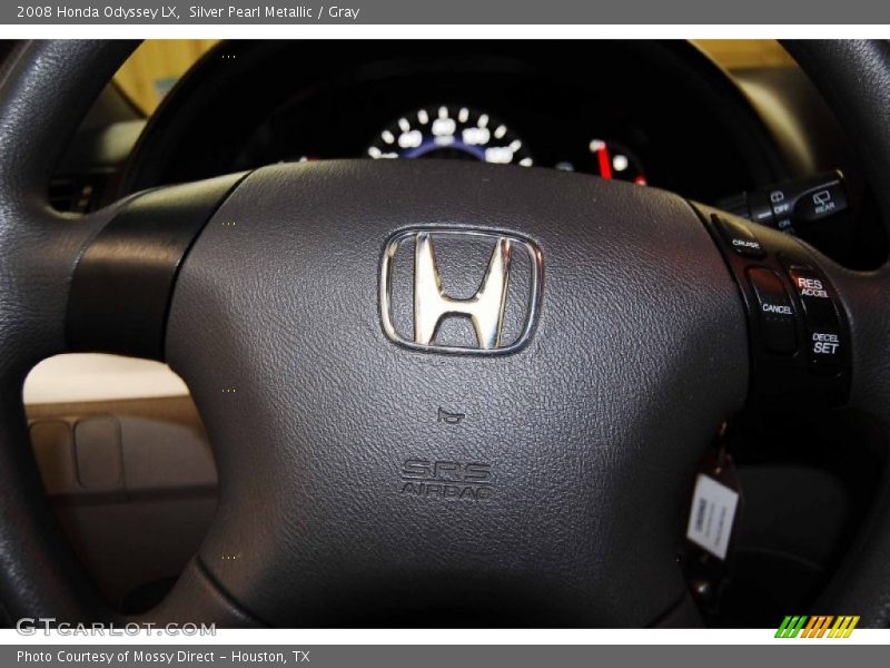 Silver Pearl Metallic / Gray 2008 Honda Odyssey LX
