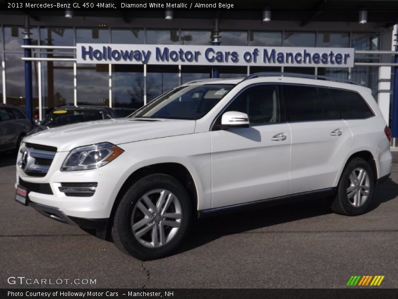 Diamond White Metallic / Almond Beige 2013 Mercedes-Benz GL 450 4Matic