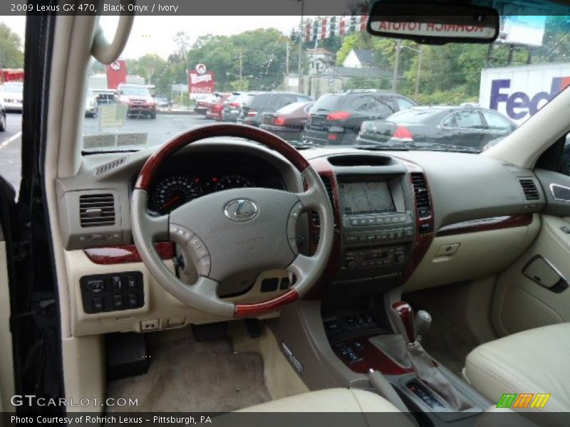 Dashboard of 2009 GX 470