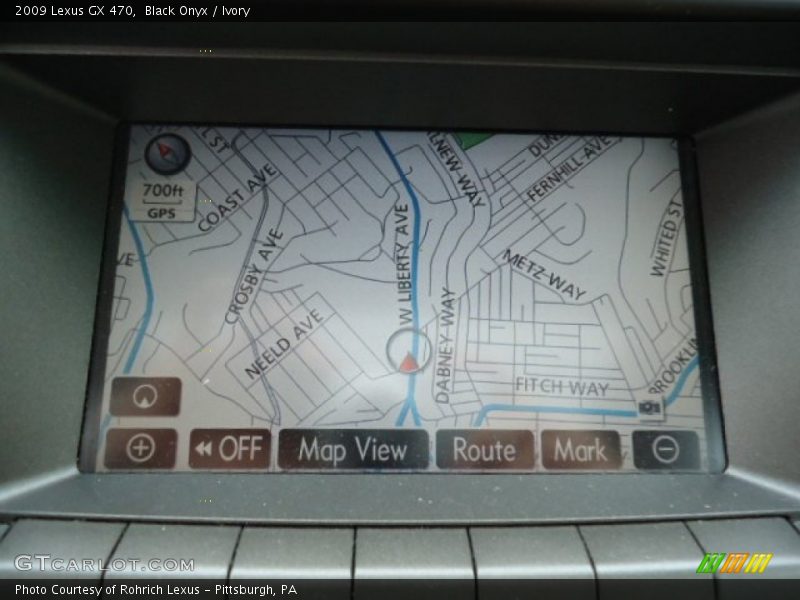 Navigation of 2009 GX 470