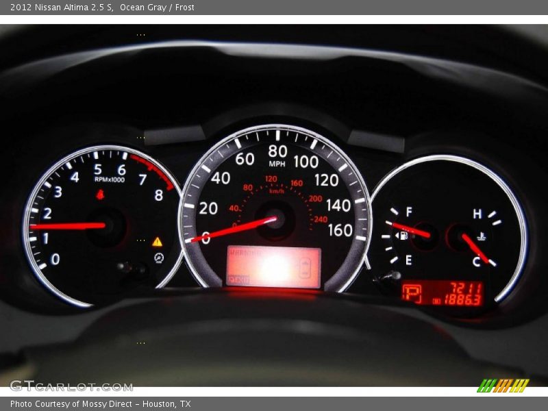 Ocean Gray / Frost 2012 Nissan Altima 2.5 S