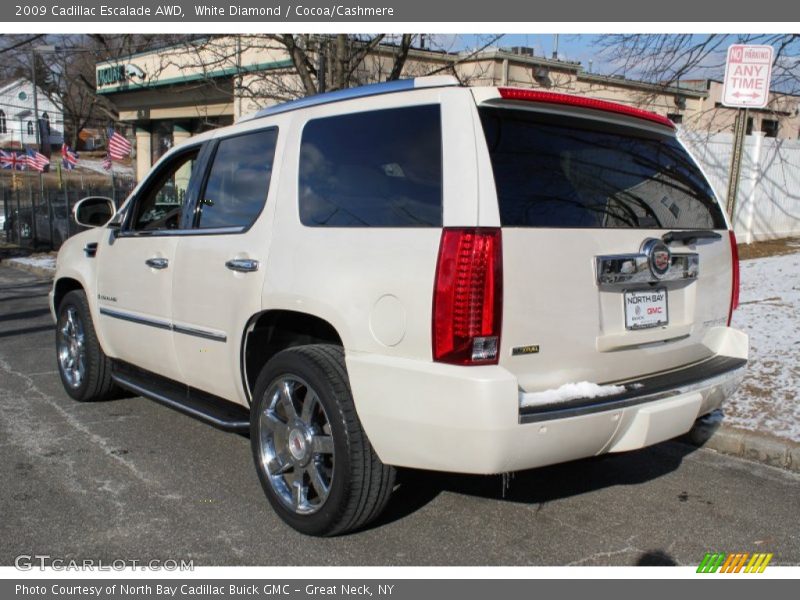 White Diamond / Cocoa/Cashmere 2009 Cadillac Escalade AWD