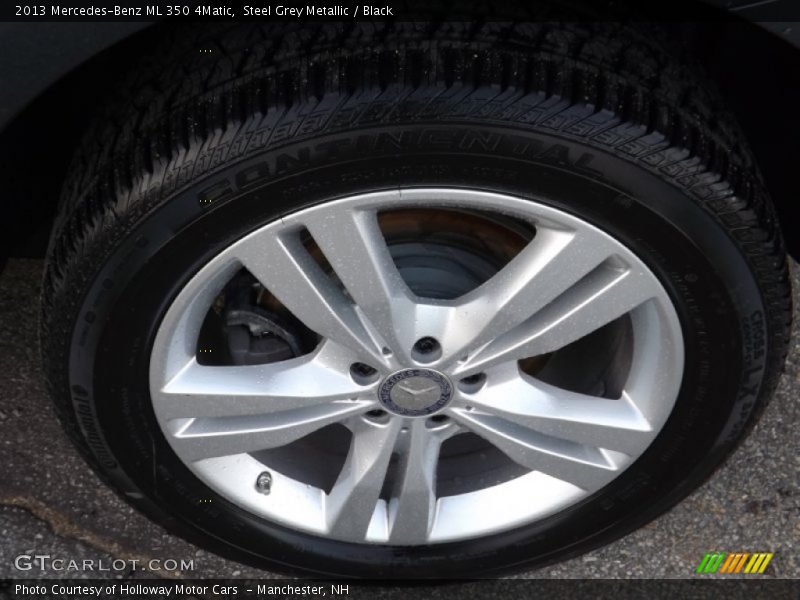 Steel Grey Metallic / Black 2013 Mercedes-Benz ML 350 4Matic
