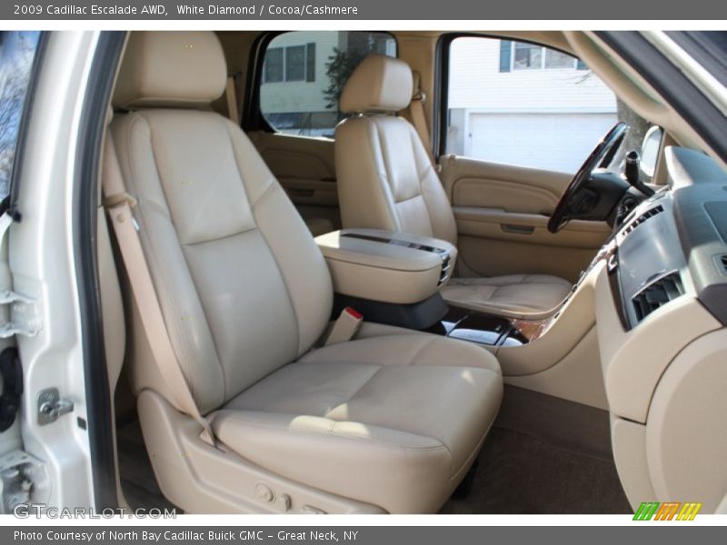 Front Seat of 2009 Escalade AWD