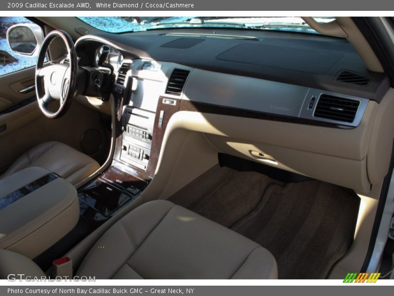 White Diamond / Cocoa/Cashmere 2009 Cadillac Escalade AWD