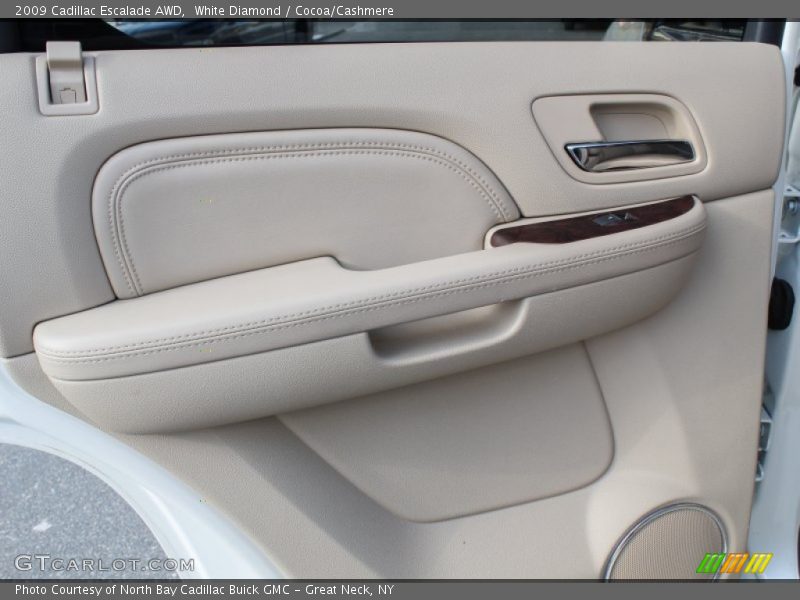 White Diamond / Cocoa/Cashmere 2009 Cadillac Escalade AWD