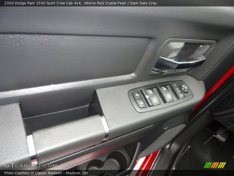 Inferno Red Crystal Pearl / Dark Slate Gray 2009 Dodge Ram 1500 Sport Crew Cab 4x4