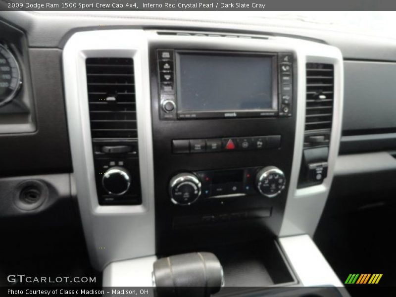 Inferno Red Crystal Pearl / Dark Slate Gray 2009 Dodge Ram 1500 Sport Crew Cab 4x4