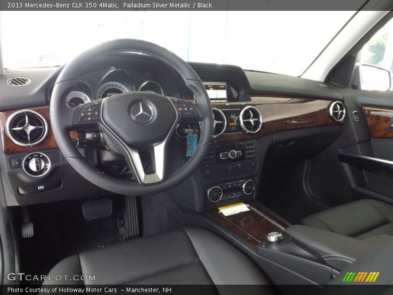Palladium Silver Metallic / Black 2013 Mercedes-Benz GLK 350 4Matic