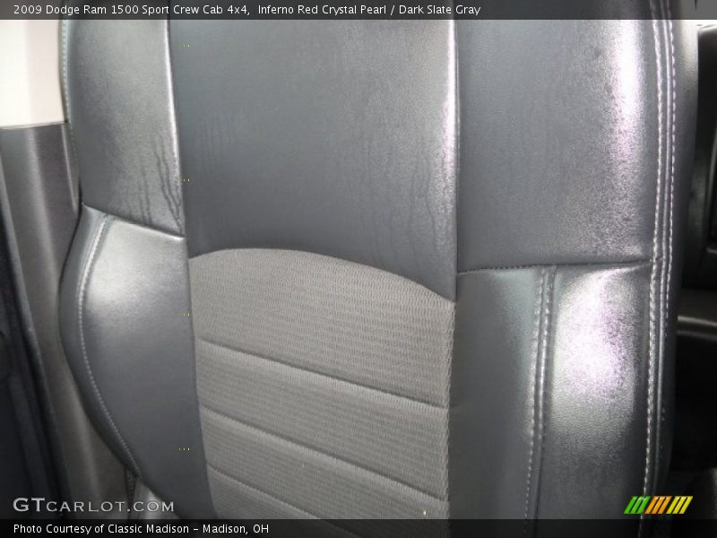 Inferno Red Crystal Pearl / Dark Slate Gray 2009 Dodge Ram 1500 Sport Crew Cab 4x4