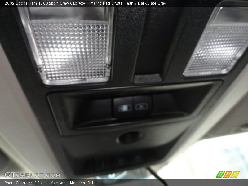 Inferno Red Crystal Pearl / Dark Slate Gray 2009 Dodge Ram 1500 Sport Crew Cab 4x4