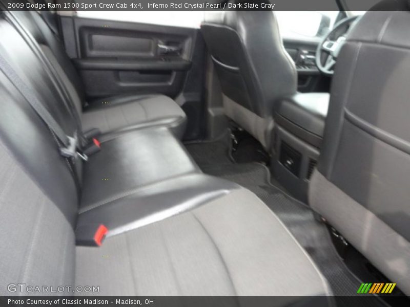 Inferno Red Crystal Pearl / Dark Slate Gray 2009 Dodge Ram 1500 Sport Crew Cab 4x4