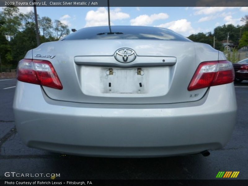 Classic Silver Metallic / Ash 2009 Toyota Camry LE