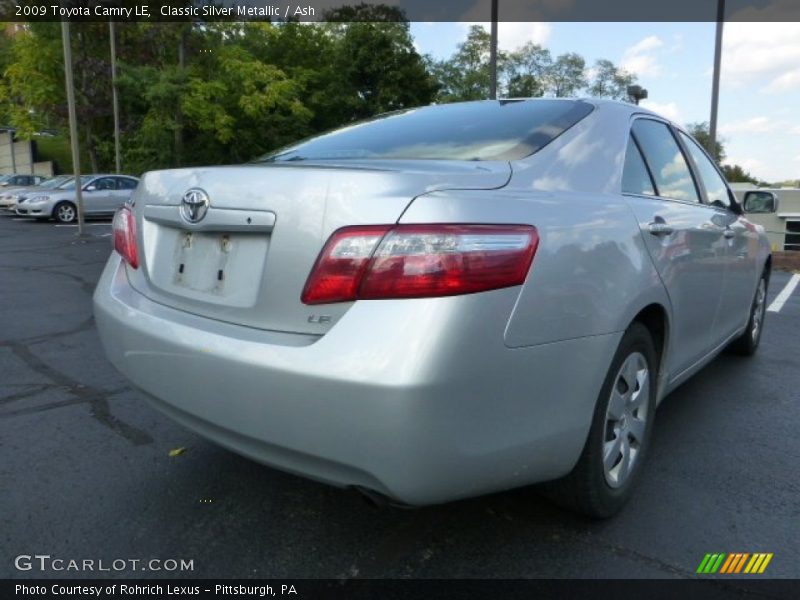 Classic Silver Metallic / Ash 2009 Toyota Camry LE