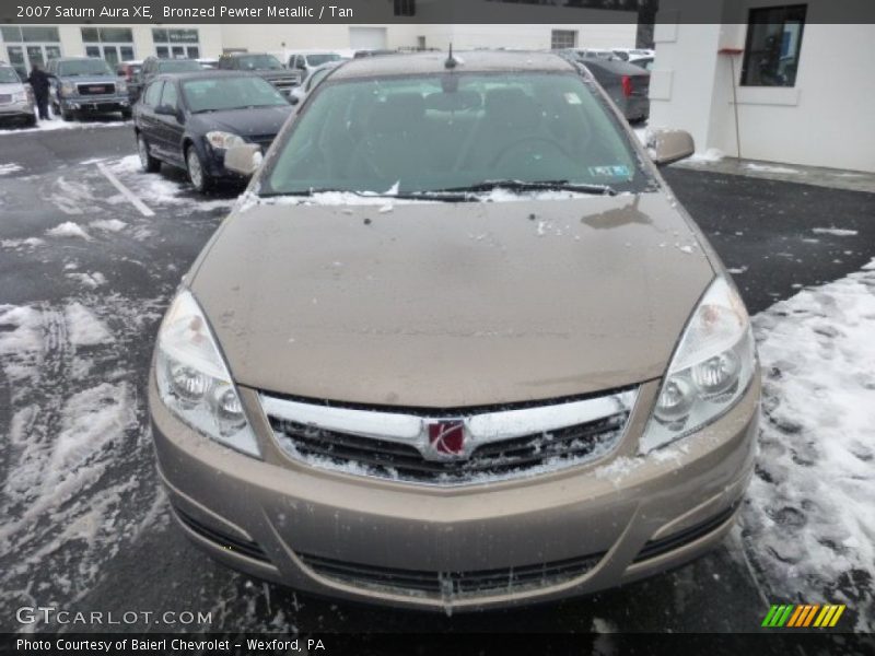 Bronzed Pewter Metallic / Tan 2007 Saturn Aura XE