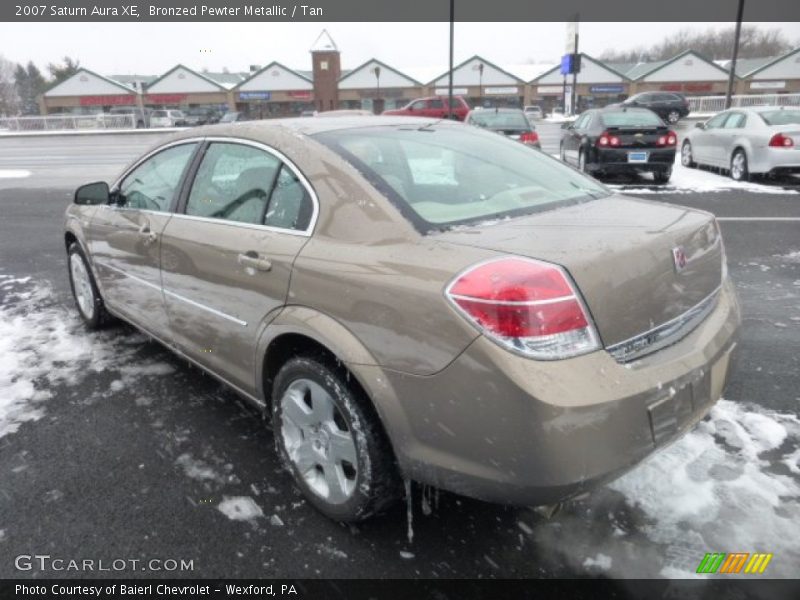 Bronzed Pewter Metallic / Tan 2007 Saturn Aura XE