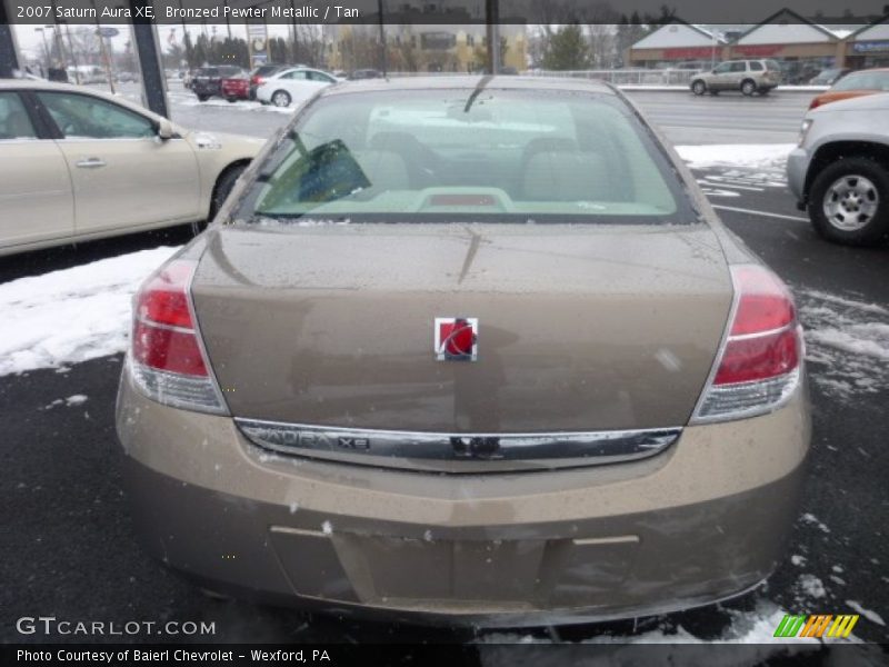 Bronzed Pewter Metallic / Tan 2007 Saturn Aura XE