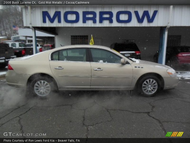 Gold Mist Metallic / Cocoa/Cashmere 2008 Buick Lucerne CX