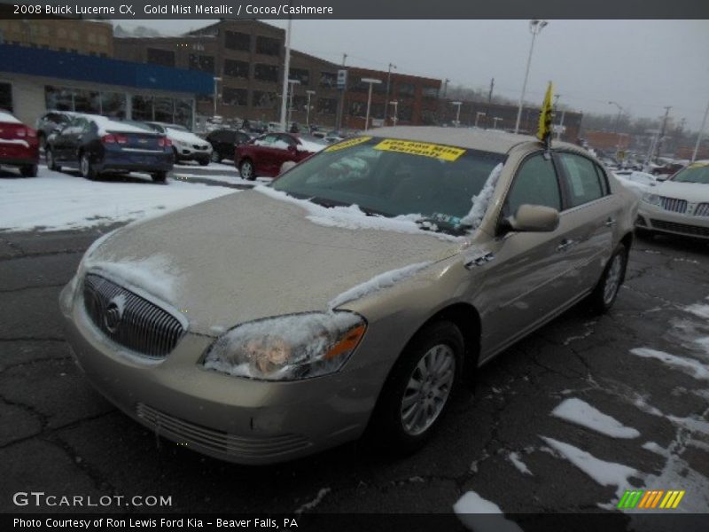 Gold Mist Metallic / Cocoa/Cashmere 2008 Buick Lucerne CX